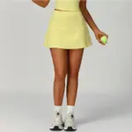 Women Yoga Shorts Summer Slim Short Skirts Ultra Short Mini Skirts Gym Workout Running Fitness Tennis Anti-Light Sports Skirts